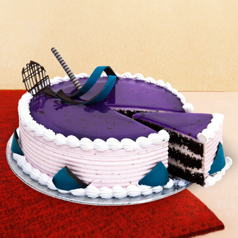 Aggregate more than 186 blueberry cake design super hot