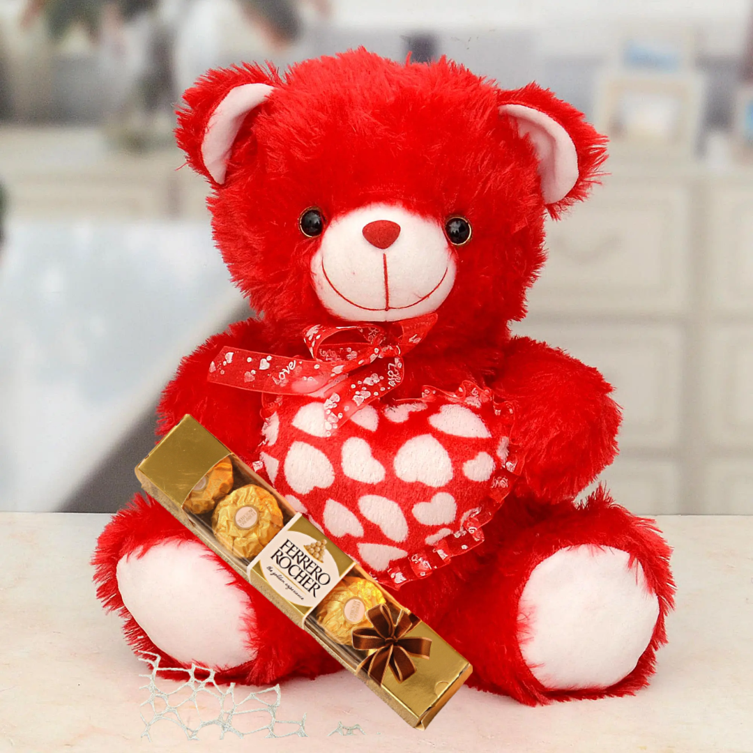 Buy Small Red Teddy Bear Online