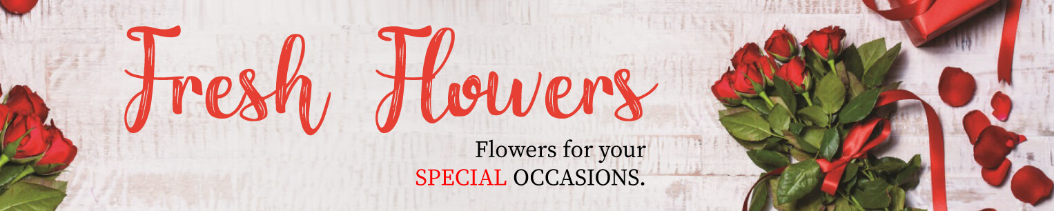 Fresh Flowers Banner