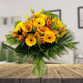 Flowers,6 inch Teddy bear and balloons