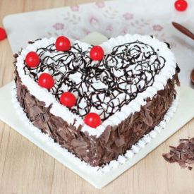 Hearty black forest cake