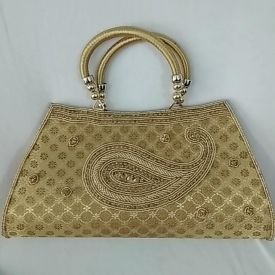 Golden bag for lady