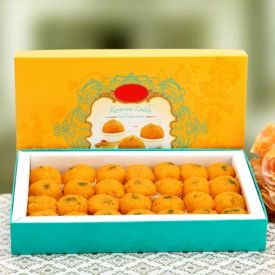 Box of Motichoor Ladoo