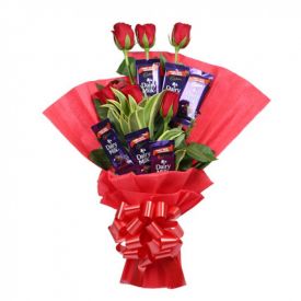 Rose chocolate bouquet