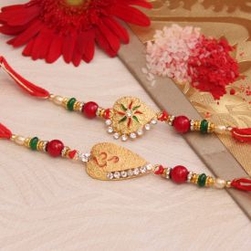 2 Glittering Rakhis