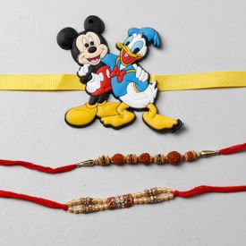 Doraemon Rakhi and a Chota bheem Rakhi