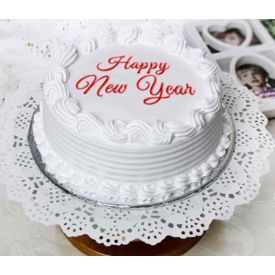 happy new year chocolate cake