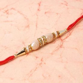 Pearl White Rakhi