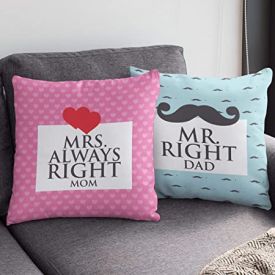 Mr. and Mrs. Cushion Set