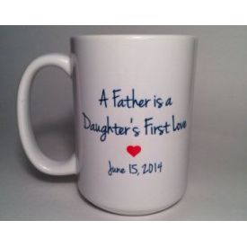 Custom message white mug