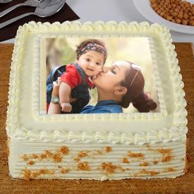 Butterscotch Photo Cake