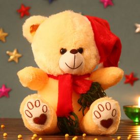 happy Christmas teddy bear
