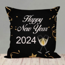 Happy New Year Throw Cushion