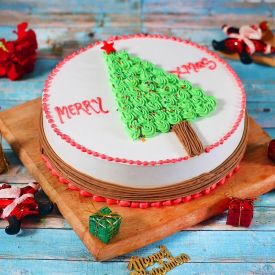 Christmas Tree Cake