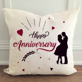 Personalized Anniversary Cushion