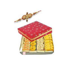 Rakhi and 1 Kg Mixed sweets