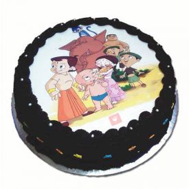 Chota Bheem Chocolates Cake