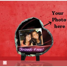 Heart Shaped Photo Stone