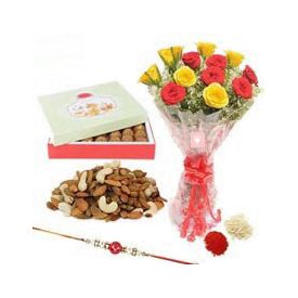 1kg Dry Fruits and Rakhi Hamper