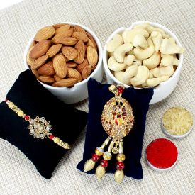 Cahsew, Almond with Bhaiya Bhabhi Rakhi