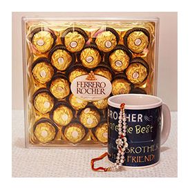 Big Ferrero Rocher box with a nice printed mug