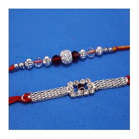 Rakhis is crafted with Silver