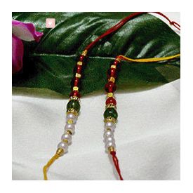 Pearly and beaded Rakhis