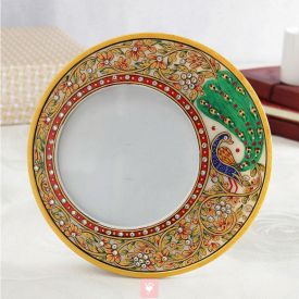 Marble Round Frame