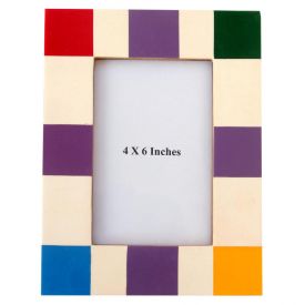 Multicolour Wooden Photo Frame