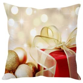 Christmas Gifts Cream Cushion Cover