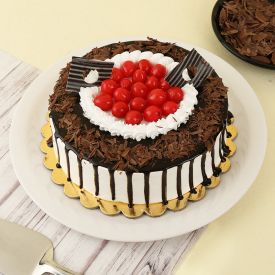 Black Forest With Cherry Cake