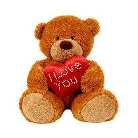 Cute Teddy bear little heart