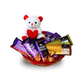 Branded Chocolate Basket