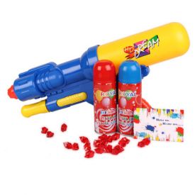 Water gun with colour