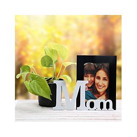 Precious Mom Frame And Plant