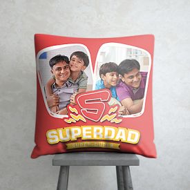 Super dad personalized pillow