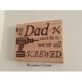 Custom message Plaque