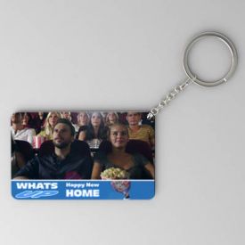 Whats Up Personalized House Warming Keychain