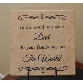 Father's Day Personalized Tile