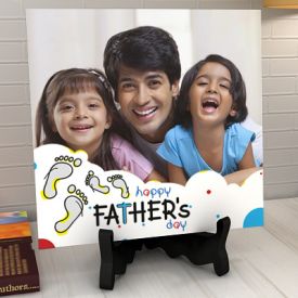 Father's Day Personalized Photo Tile