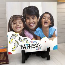 Father's Day Personalized Photo Tile