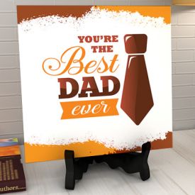 Unique Personalized Table Tile for Dad