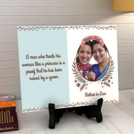 World's Best Mother-in-Law Personalized Photo Tile