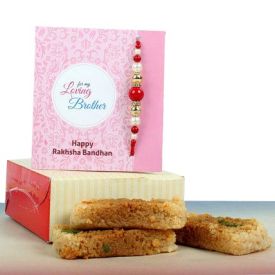 Rakhi with Milk Cake