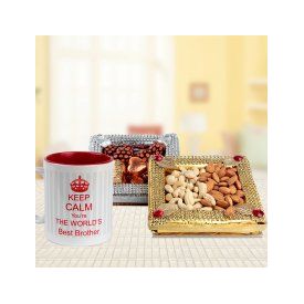 Chocolates Dry Fruits with Mug