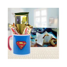 Super Hamper ? Mug, Kaaju Barfi, Chocolates