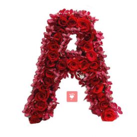 Personalized Alphabetic Flower Arrangement