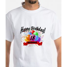 happy birthday balloon t-shirt