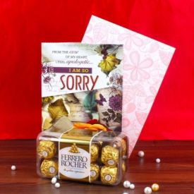 Ferrero Rocher N Sorry Card