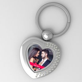 Heart Photo Key chain